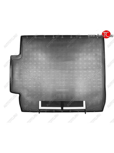 Коврик багажника Norplast (Черный, с погрузочным ковриком (фартуком)) Land Rover Discovery 5 L462 дорестайлинг (2016-2020)
