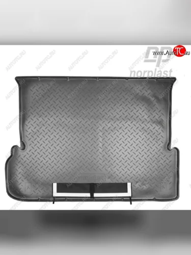 Коврик багажника Norplast (Черный, с погрузочным ковриком (фартуком)) Lexus GX460 J150 1-ый рестайлинг (2013-2019)