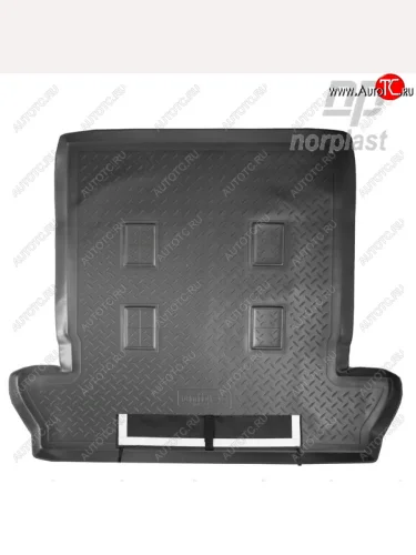 Коврик багажника Norplast (Черный, с погрузочным ковриком (фартуком)) Lexus LX570 J200 1-ый рестайлинг (2012-2015)
