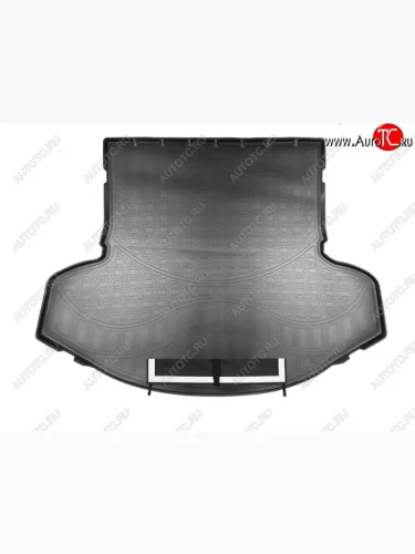 Коврик багажника Norplast (5 мест, сложенный 3 ряд) (Черный, с погрузочным ковриком (фартуком)) Mazda CX-9 TC дорестайлинг (2015-2025)