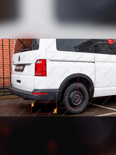 Накладка колесной арки RA (задняя правая) (Поверхность шагрень) Volkswagen Transporter  T6 (2015-2019) дорестайлинг