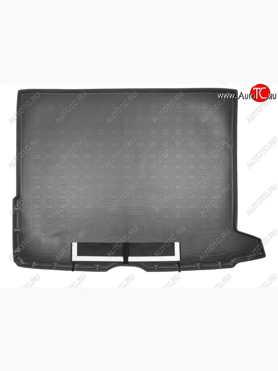 Коврик багажника Norplast Unidec Mercedes-Benz GLC class X253 (2015-2023) (Черный, с погрузочным ковриком (фартуком))  в Керчи Республика Крым