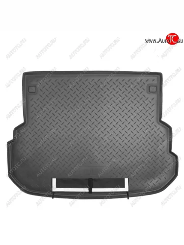 Коврик багажника Norplast Unidec (Черный, с погрузочным ковриком (фартуком)) Mercedes-Benz GLK class X204 дорестайлинг (2008-2012)