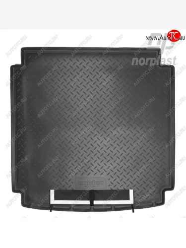 Коврик багажника Norplast Unidec (Черный, с погрузочным ковриком (фартуком)) Mercedes-Benz ML class W164 дорестайлинг (2005-2008)