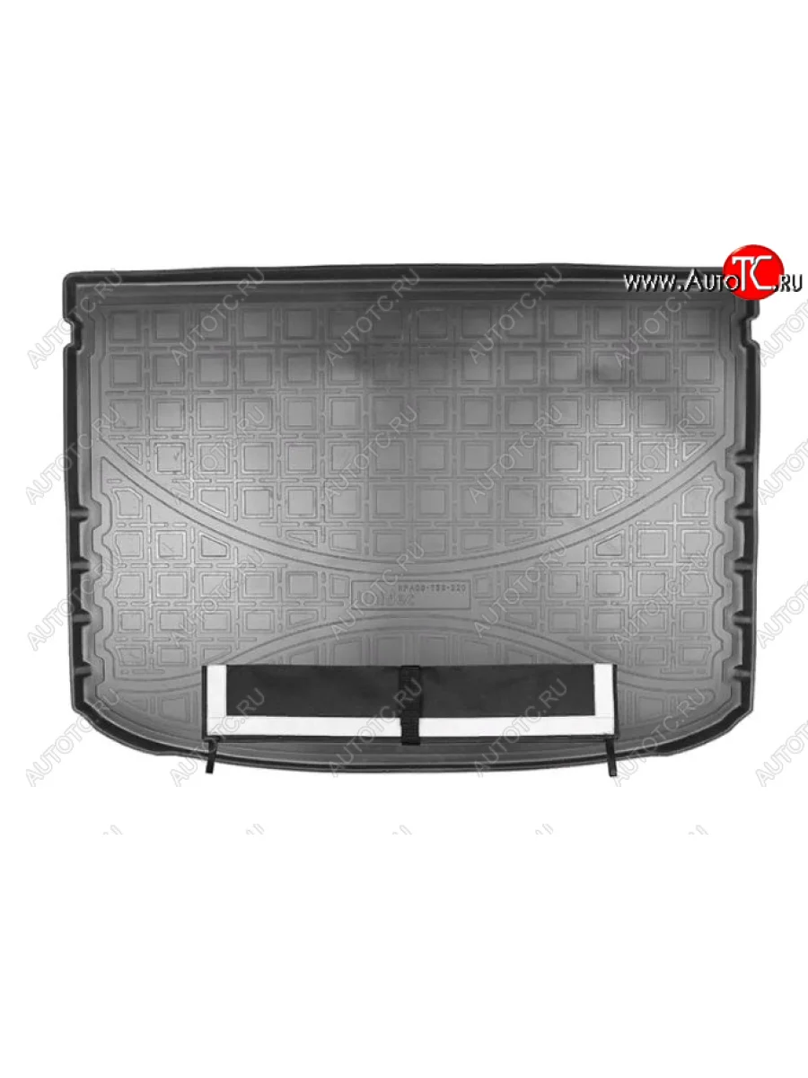 Коврик багажника Norplast Mitsubishi Eclipse Cross GK дорестайлинг (2017-2021) (Черный, с погрузочным ковриком (фартуком))  в Самаре Самарской области