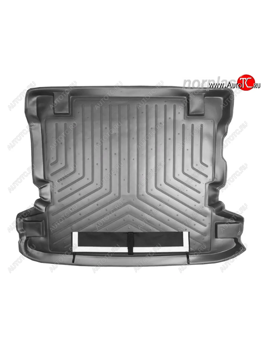 Коврик багажника Norplast Mitsubishi Pajero 3 V70 дорестайлинг (1999-2003) (Черный, с погрузочным ковриком (фартуком))  в Самаре Самарской области