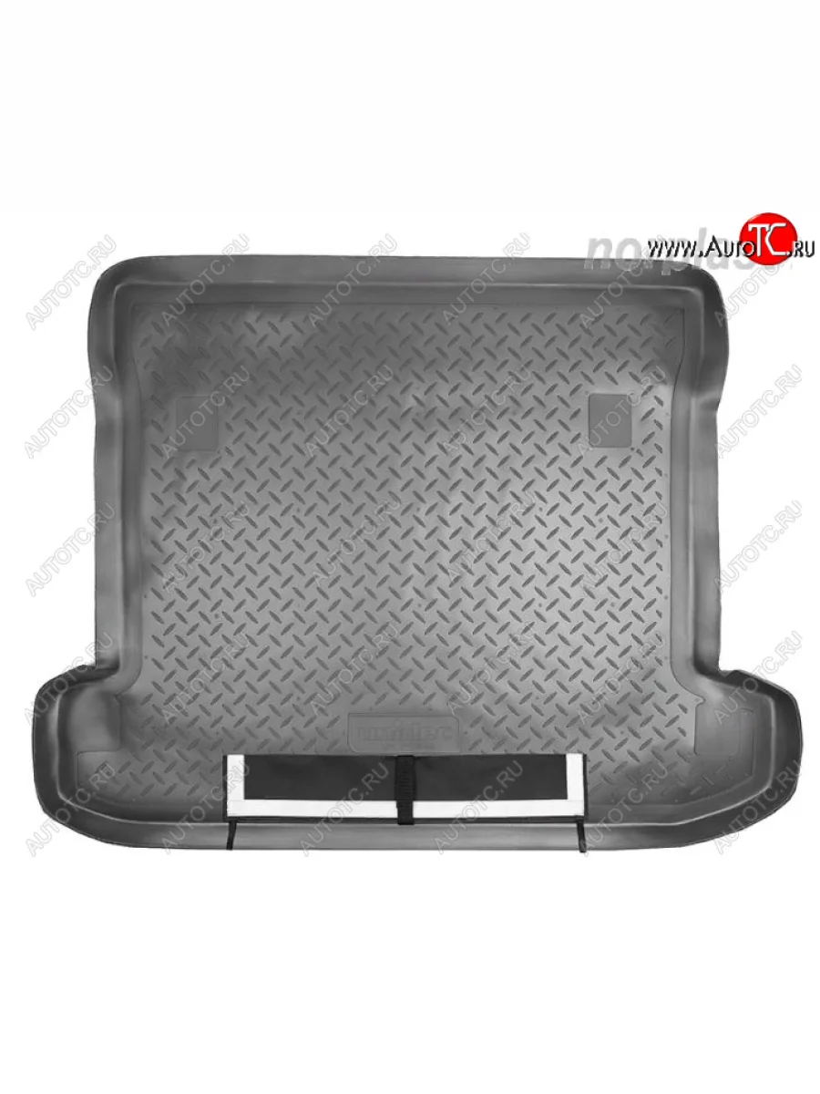 Коврик багажника Norplast Mitsubishi Pajero 4 V90 2-ой рестайлинг (2014-2020) (Черный, с погрузочным ковриком (фартуком))  в Перми Пермском крае