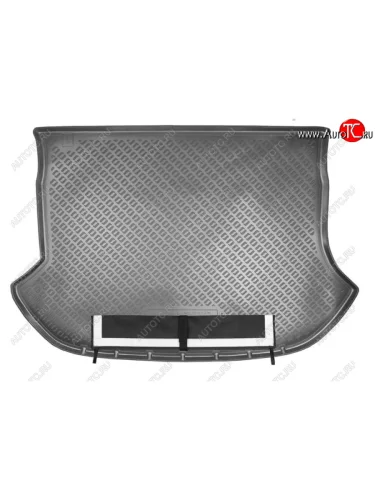 Коврик багажника Norplast Unidec (Черный, с погрузочным ковриком (фартуком)) Nissan Murano 2 Z51 дорестайлинг (2008-2011)