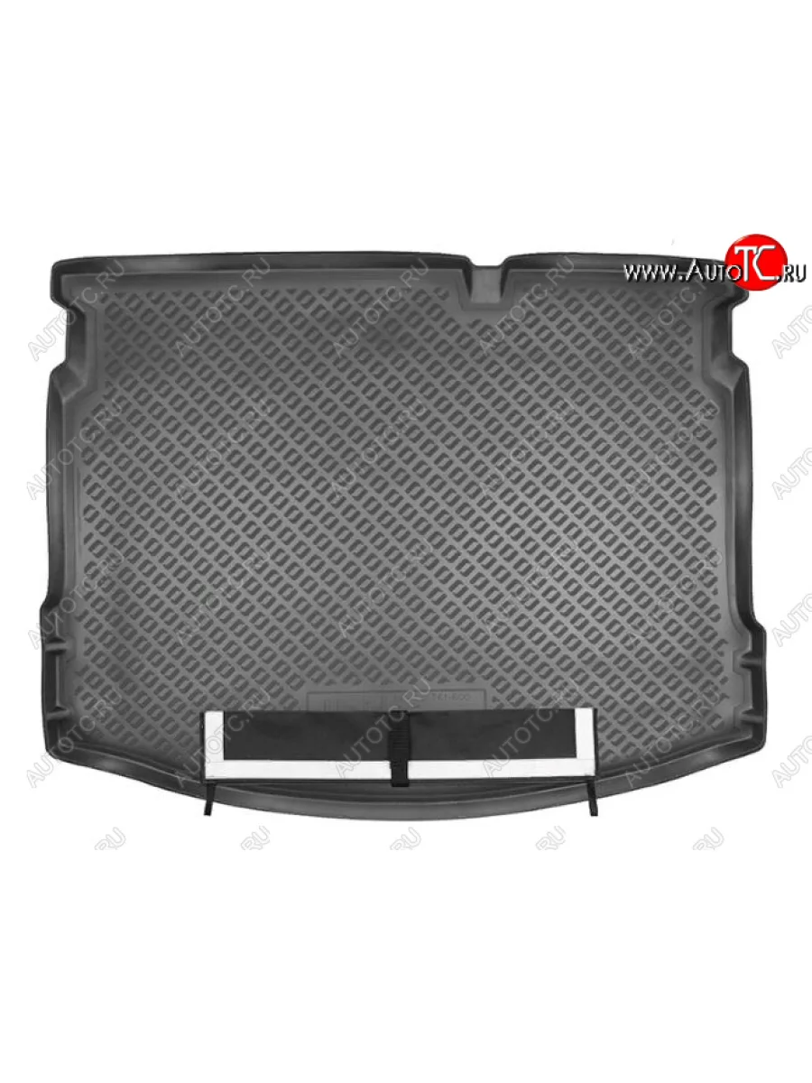 Коврик багажника Norplast Nissan Qashqai 1 J10 дорестайлинг (2007-2010) (Черный, с погрузочным ковриком (фартуком))  в Самаре Самарской области