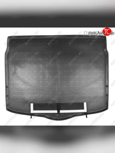 Коврик багажника Norplast (Черный, с погрузочным ковриком (фартуком)) Nissan Qashqai 2 J11 рестайлинг (2017-2022)