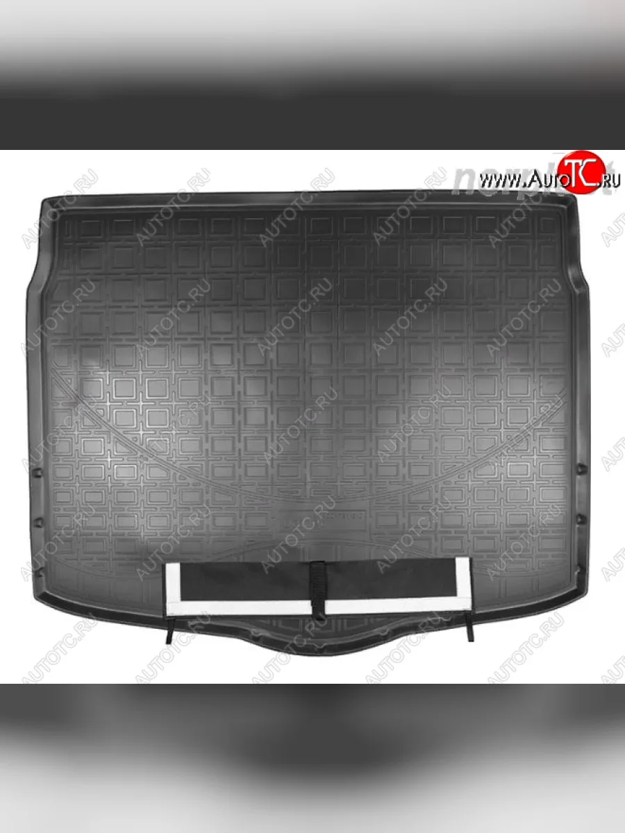 Коврик багажника Norplast Nissan Qashqai 2 J11 рестайлинг (2017-2022) (Черный, с погрузочным ковриком (фартуком))  в Перми Пермском крае