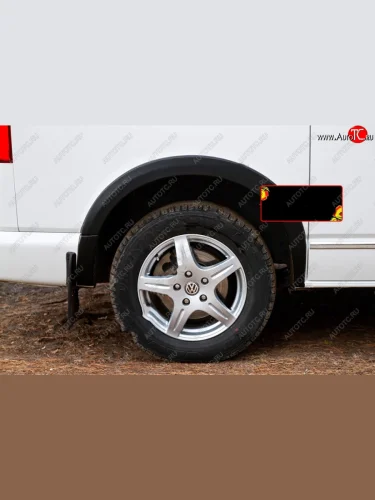 Накладка колесной арки на RA (задняя правая) (Поверхность глянец (под окраску)) Volkswagen Transporter  T5 (2009-2015) рестайлинг