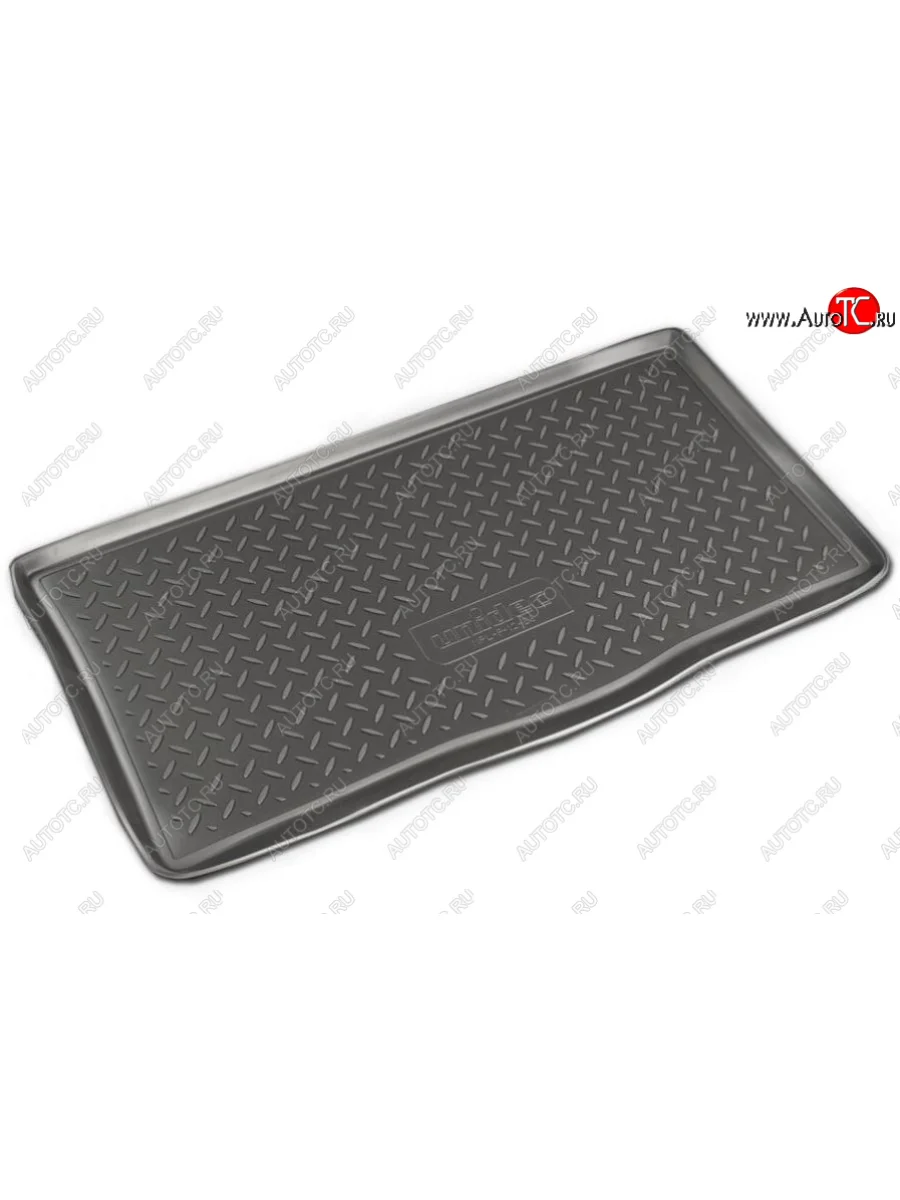 Коврик багажника Norplast Unidec Chevrolet Spark M300 дорестайлинг (2010-2015) (Черный, с погрузочным ковриком (фартуком))  в Керчи Республика Крым