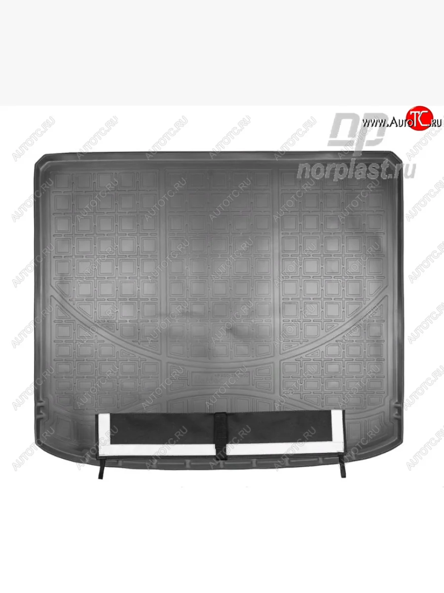 Коврик багажника Norplast Unidec Nissan X-trail 2 T31 рестайлинг (2010-2015) (Черный, с погрузочным ковриком (фартуком))  в Перми Пермском крае