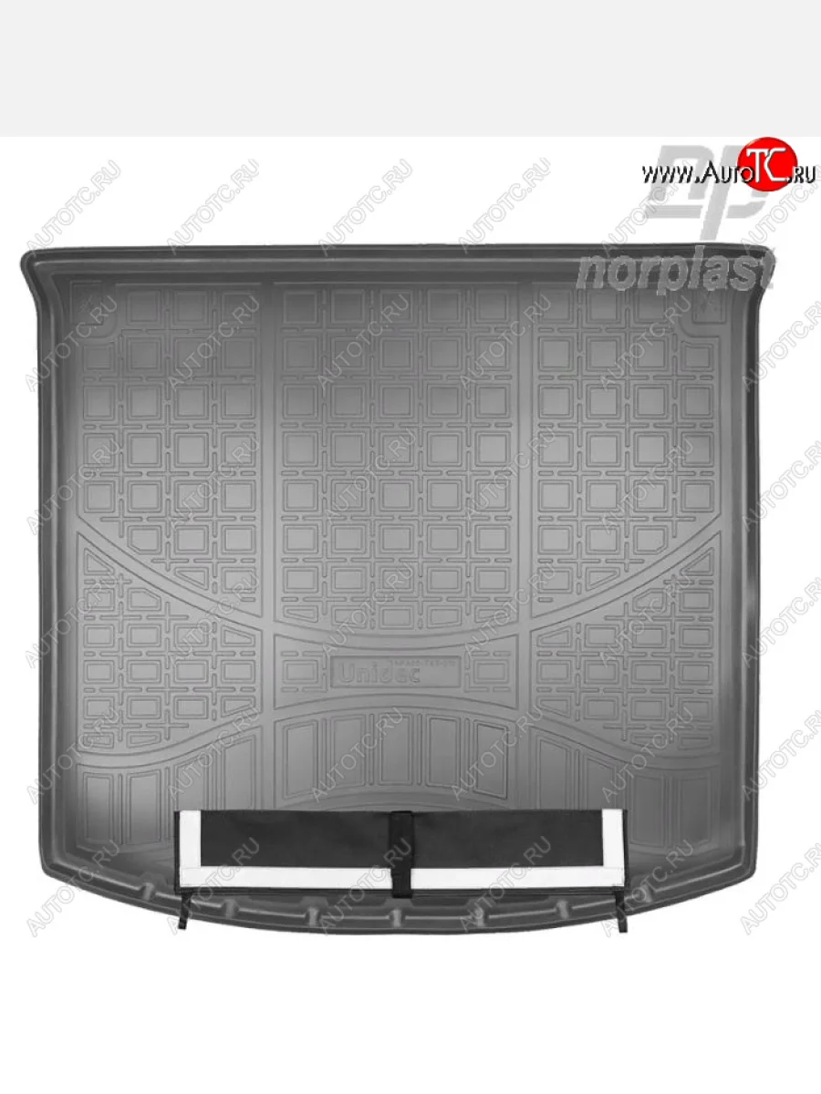 Коврик багажника Norplast Unidec Opel Antara рестайлинг (2010-2015) (Черный, с погрузочным ковриком (фартуком))  в Керчи Республика Крым