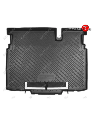 Коврик багажника Norplast (на нижнюю полку) (Черный, с погрузочным ковриком (фартуком)) Opel Crossland  X (2017-2025)