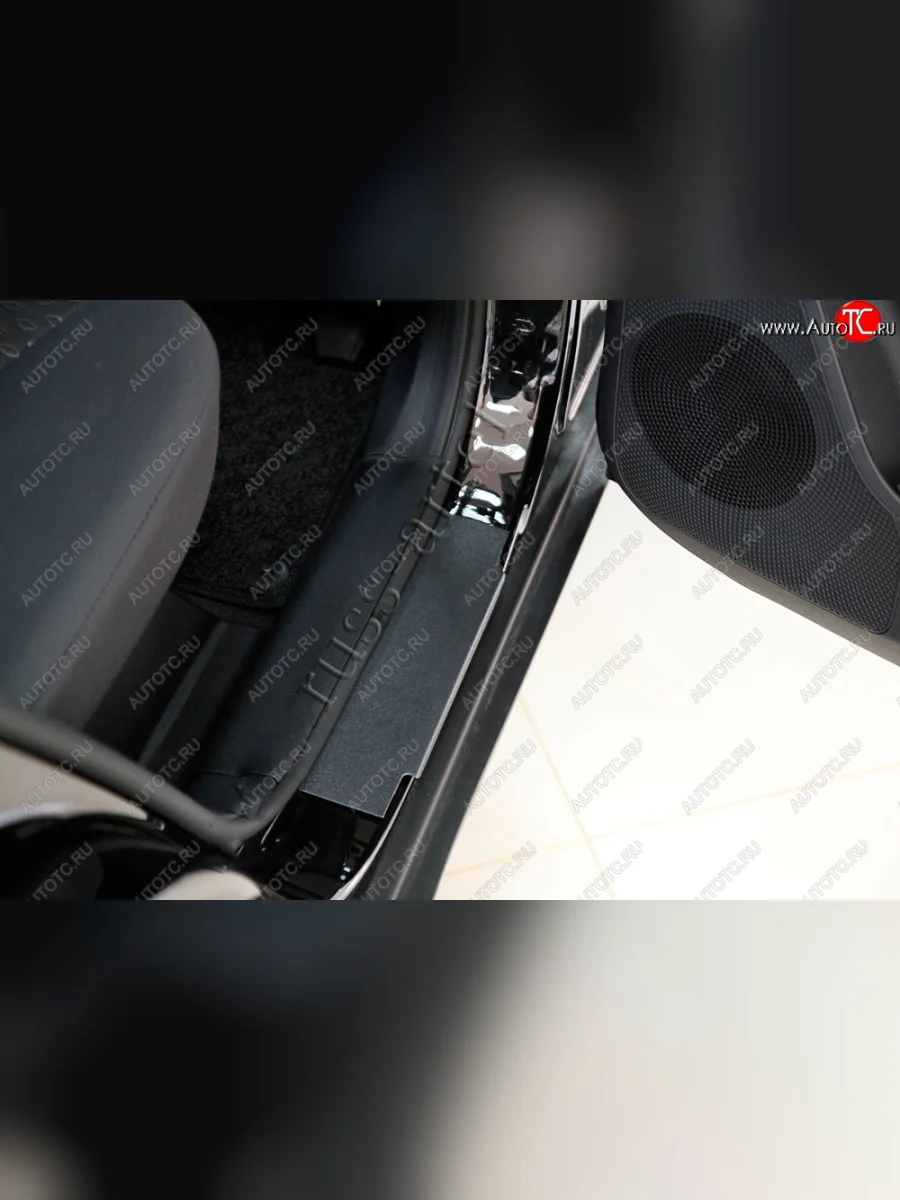 Накладки порожков салона RA  SSANGYONG Actyon (2006-2010) 1 (Задние)  в Самаре Самарской области