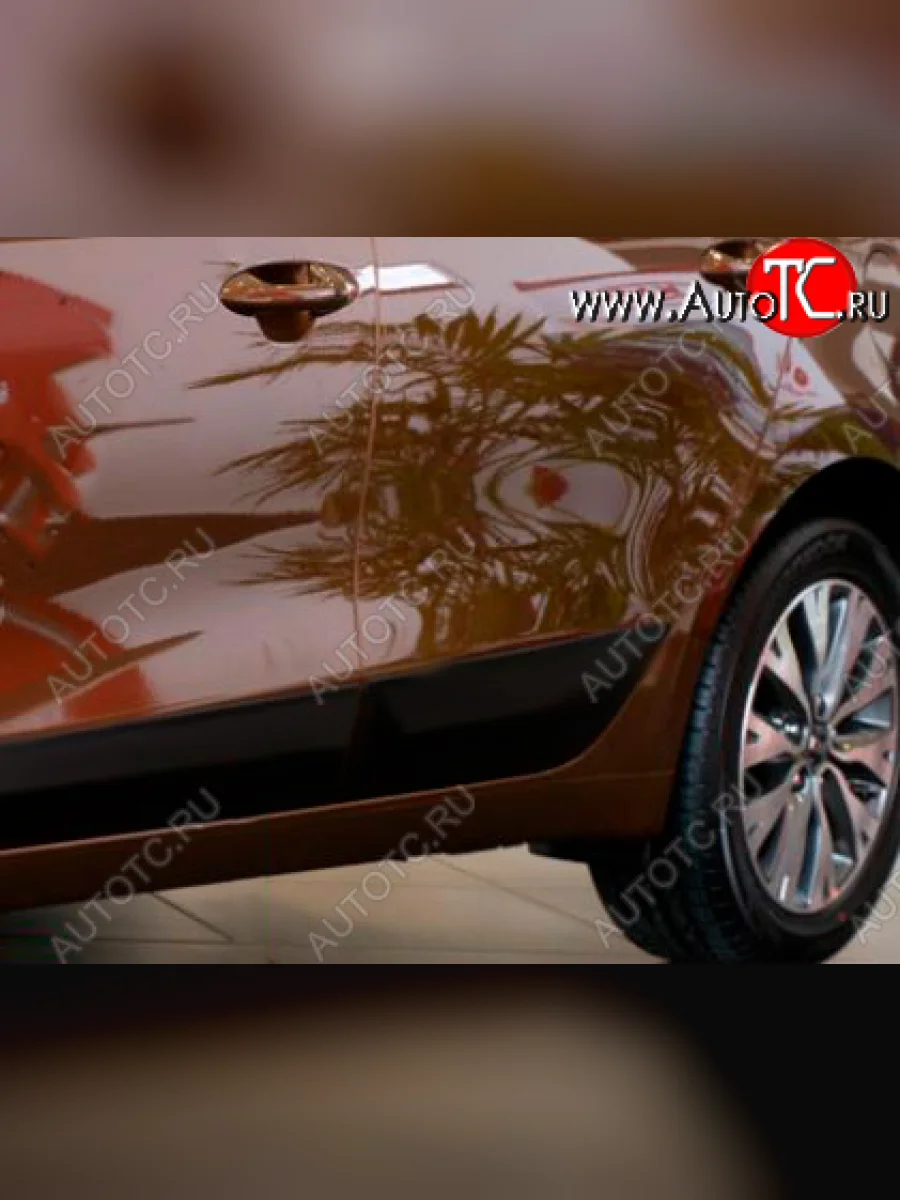 Молдинг двери RA (задний левый) KIA Ceed 2 JD рестайлинг, хэтчбэк (2015-2018) (Поверхность глянец под покраску, Неокрашенный)  в Керчи Республика Крым