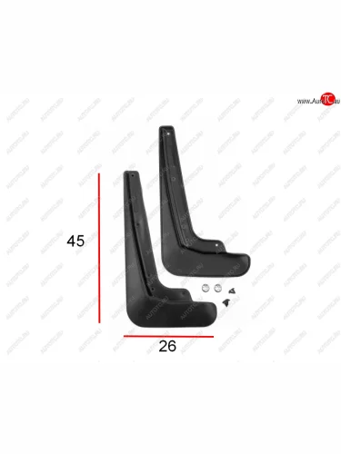 Брызговики Frosch (Задние) Hyundai Santa Fe  TM (2018-2021) дорестайлинг