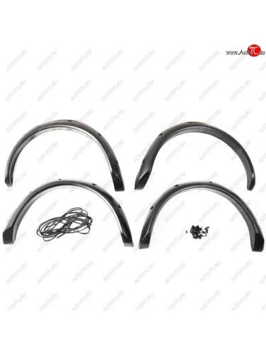 Расширители колёсных арок Автостайл™ Лаптеры (Круглые с пластиковыми пистонами под резаные арки) Лада ВАЗ Нива 4х4  2121 - нива 4х4 ( 2131,  2121 Бронто,  2121,  2121 (Legend))