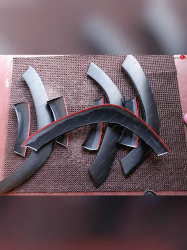 Арки крыльев Автостайл™ (декоративные) (Поверхность шагрень) Renault Duster  HS (2015-2021) рестайлинг