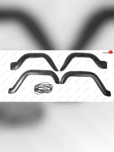 Расширители колёсных арок Автостайл™ (с металлическими болтами) (Поверхность шагрень) Уаз 315195 Хантер - 469