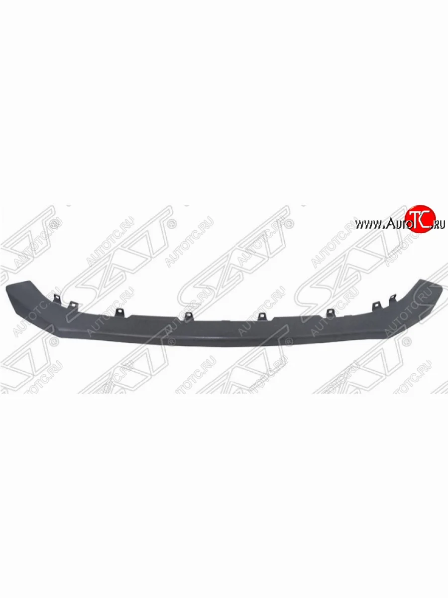 Вставка переднего бампера SAT (центральная нижняя) Mitsubishi Outlander GF 2-ой рестайлинг (2015-2018) (Неокрашенная)  в Перми Пермском крае