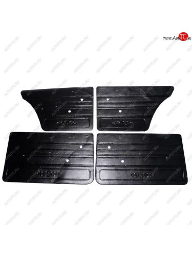 Комплект обшивки дверей ″ДЭЛ″ (махровый) (Черный) Лада ВАЗ 2103 - 2106