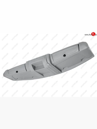 Консоль потолочная Autogur73 (под магнитолу) (цвет: серый) Уаз Буханка 452 2206 микроавтобус (1965-2025)