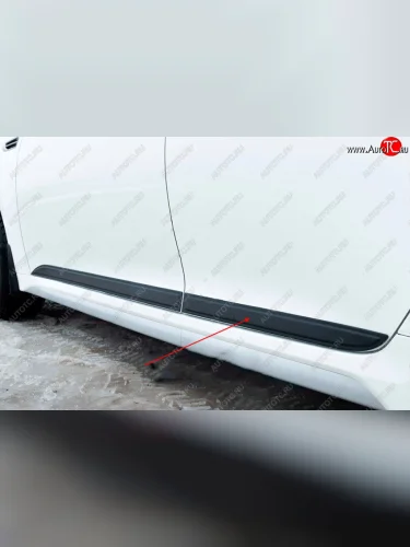 Молдинг двери RA (задний левый) (Поверхность шагрень) KIA Optima ( 4 JF,  JF) (2016-2020) дорестайлинг седан, седан рестайлинг