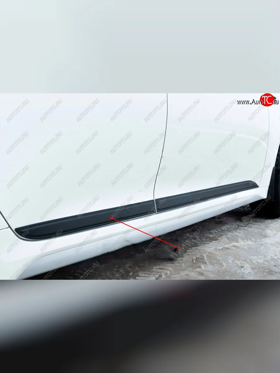 Молдинг двери RA (задний правый) KIA Optima 4 JF дорестайлинг седан (2016-2018) (Поверхность шагрень)  В Кинешме Ивановской области