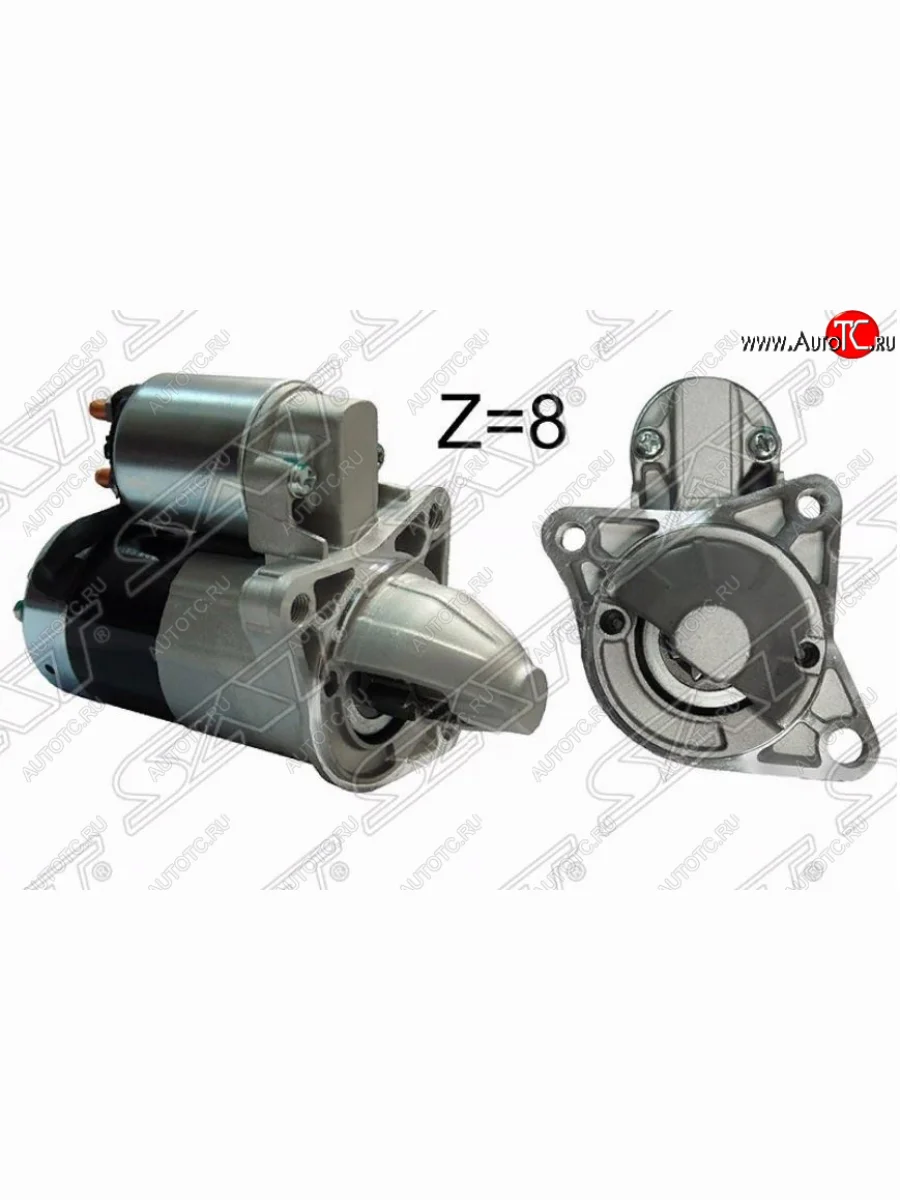 Стартер SAT (12В 1кВт 8 зубьев) Mazda Demio 1 DW дорестайлинг (1996-1999)  в Керчи Республика Крым