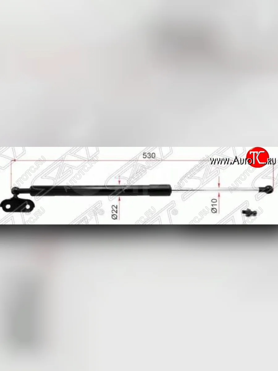 Левый упор багажника SAT Toyota 4Runner N210 дорестайлинг (2002-2005)  в Перми Пермском крае