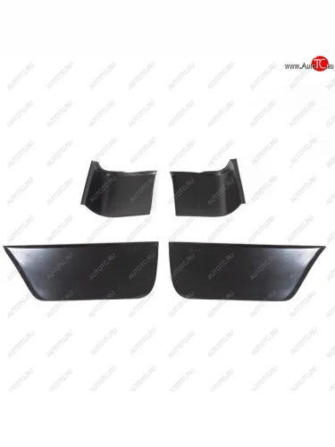 Накладки дверей Автостайл™ (Серый) ГАЗ ГАЗель ( 3302,  3302,Бизнес) - Соболь ( 2310,  2310,Бизнес)