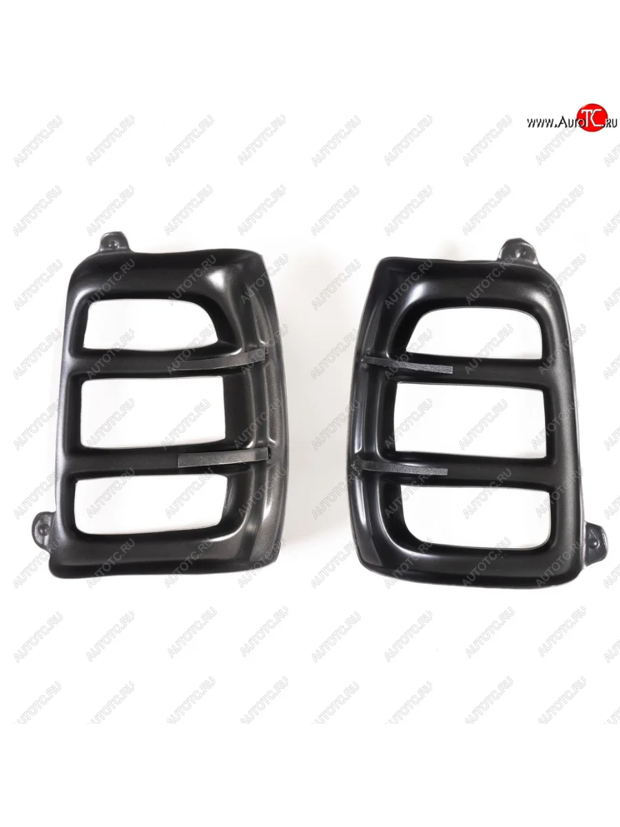 Накладки задних фонарей Автостайл™ (комплект) Лада ВАЗ нива 4х4 2131 (Legend) 5 дв. 2-ой рестайлинг (2021-2025) (неокрашенные)  в Керчи Республика Крым