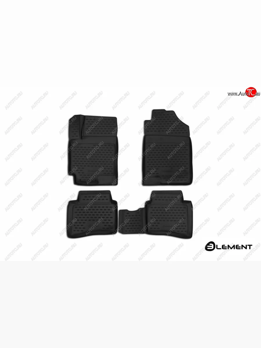 Комплект ковриков в салон Element KIA Rio X рестайлинг (2020-2025)  с доставкой в г. Керчь