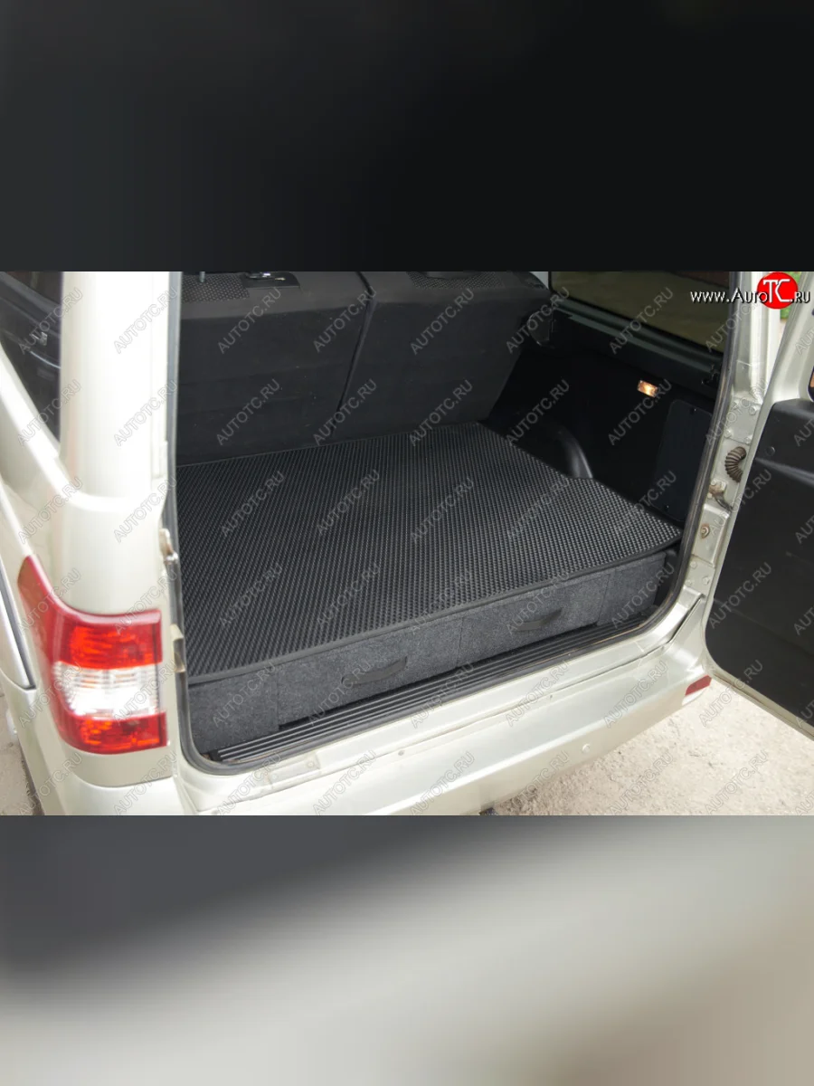  Коврик на органайзер Стюард EVA  Уаз Патриот (2016-2025) 23632, 3163 5 дв. (черный)  с доставкой в г. Пермь