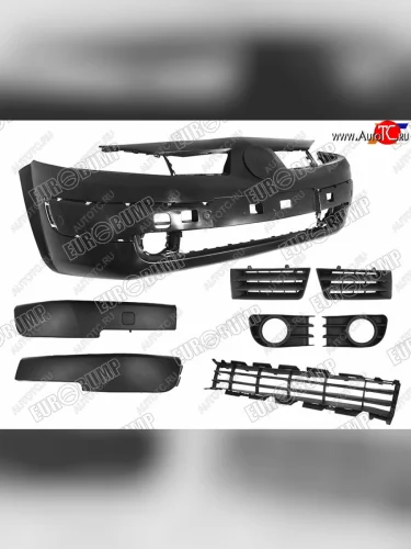 Передний бампер EUROBUMP (Турция) Renault Megane седан  дорестайлинг (2002-2006)