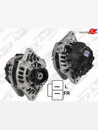 Генератор SAT (12V, 90A, 1,6 G4FC) KIA Cerato 2 TD седан (2008-2013)