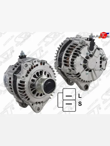 Генератор SAT (12V, 120A, 2.0) Renault Duster HS дорестайлинг (2010-2015)
