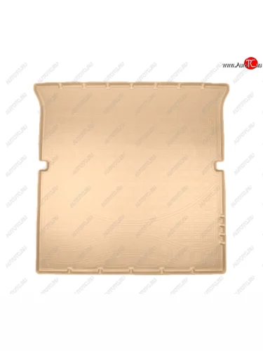 Коврик багажника Norplast (сложенный 3 ряд) (Цвет: бежевый) BMW X7 G07 (2018-2022)
