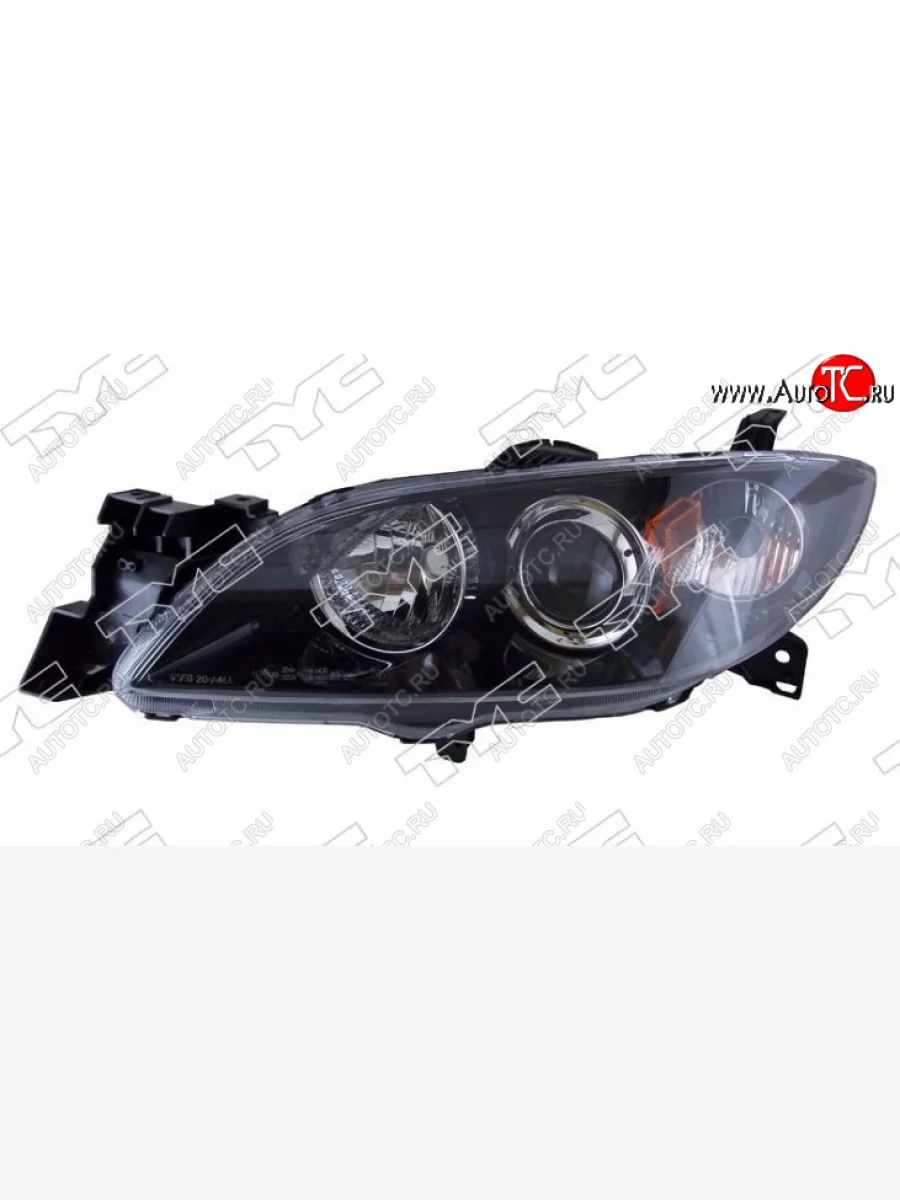 Левая передняя фара DEPO (под электрокорректор, Евросвет) Mazda 3/Axela BK дорестайлинг седан (2003-2006)  в Керчи Республика Крым