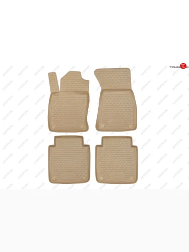 Комплект ковриков салона Element (Цвет: бежевый) Audi A8 D3 дорестайлинг (2002-2005)