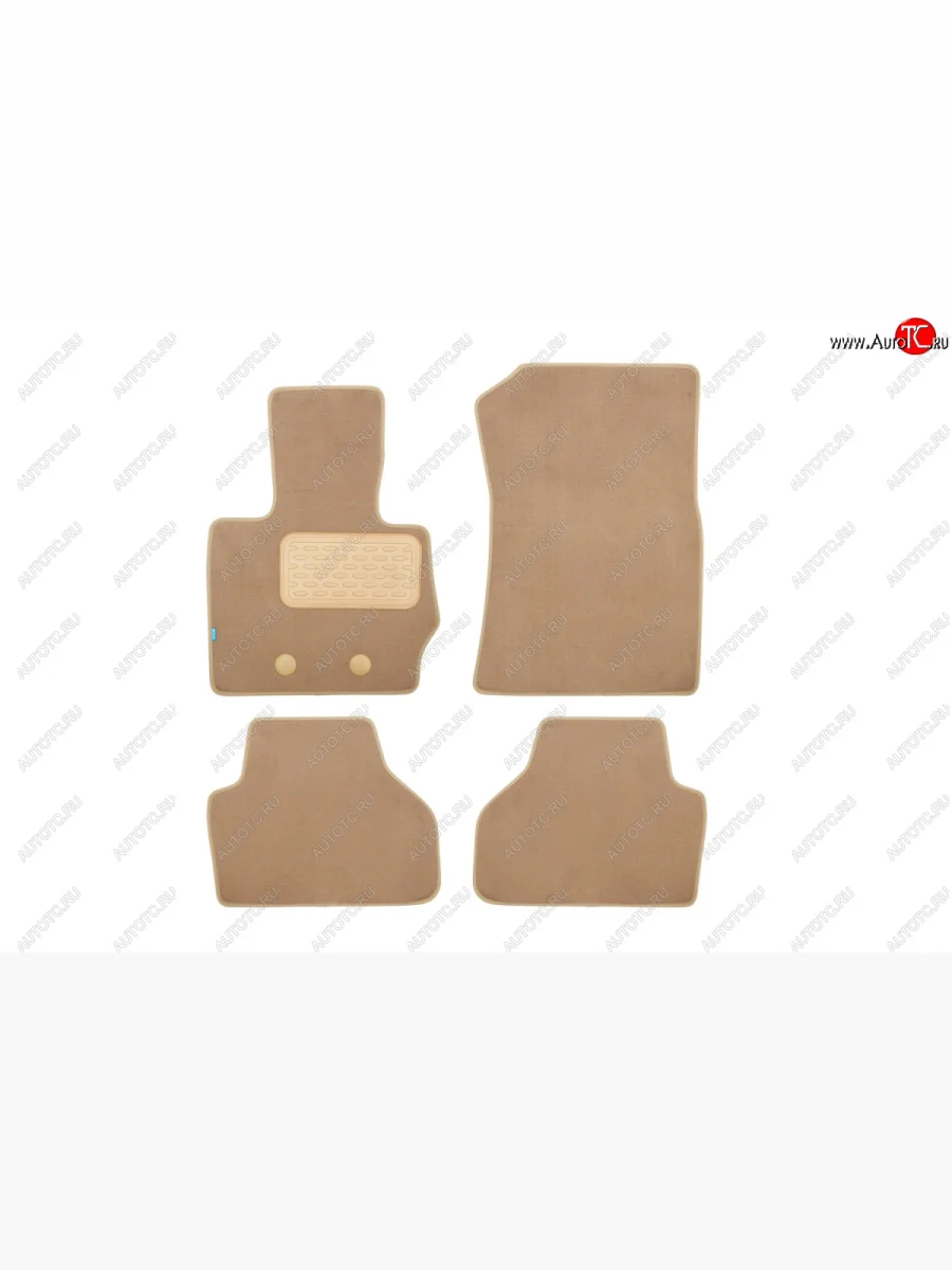 Текстильные коврики салона Klever Premium BMW X4 F26 (2014-2018) (Цвет: бежевый)  в Самаре Самарской области