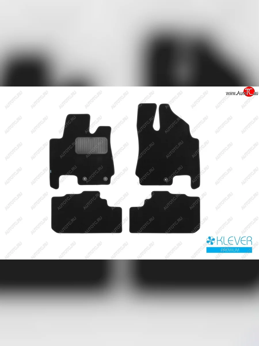 Текстильные коврики салона Klever Premium (АКПП) Cadillac SRX дорестайлинг (2010-2012) (Цвет: черный)  в Керчи Республика Крым