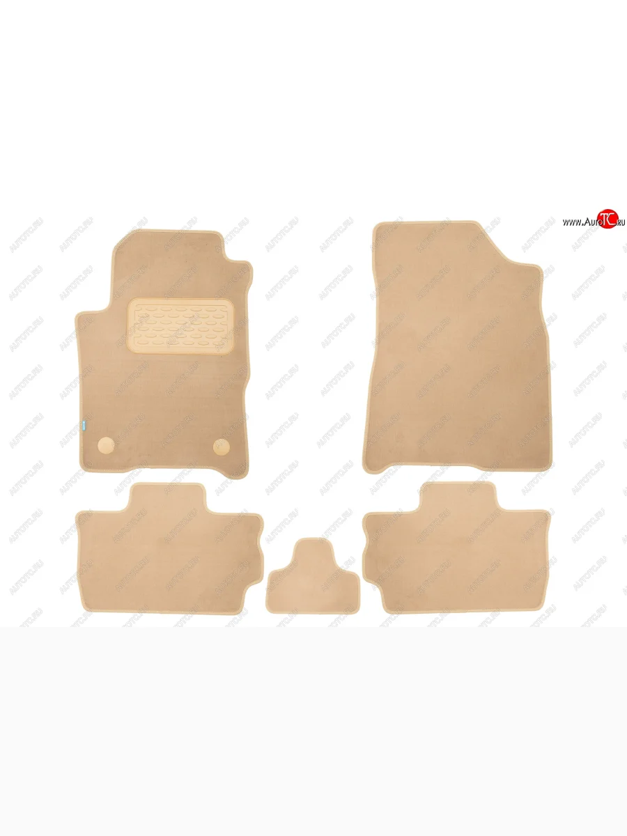 Текстильные коврики салона Klever Premium Chery Bonus (A13) лифтбэк (2011-2016) (Цвет: бежевый)  в Перми Пермском крае