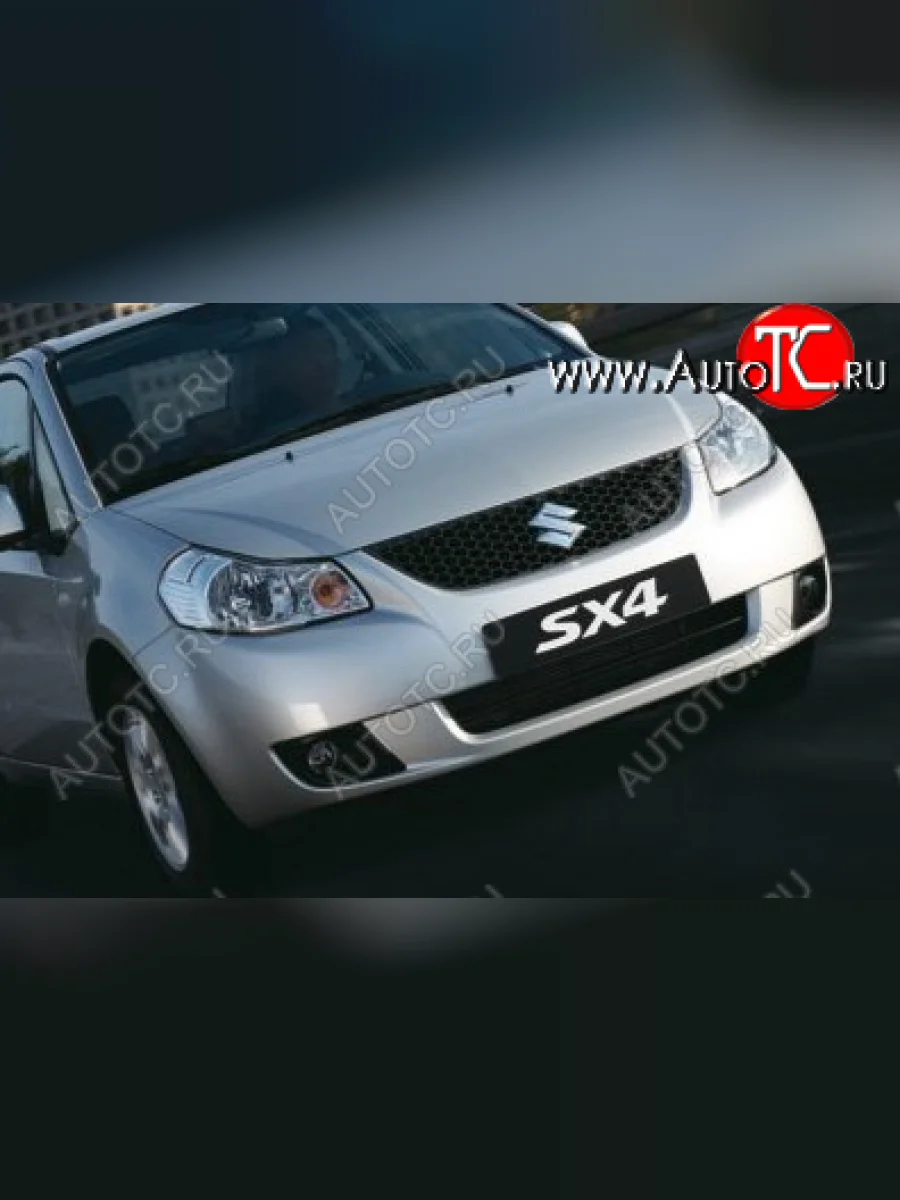 Передний бампер TYG Suzuki SX4 GYC21S дорестайлинг седан (2006-2012) (Неокрашенный)  в Перми Пермском крае