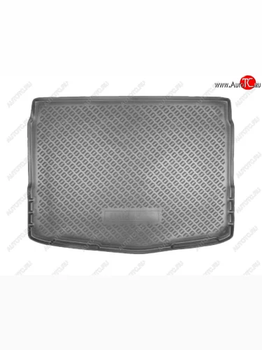 Коврик багажника Norplast (с полноразмерной запаской 17Ал) (Цвет: черный) Nissan Qashqai 2 J11 рестайлинг (2017-2022)