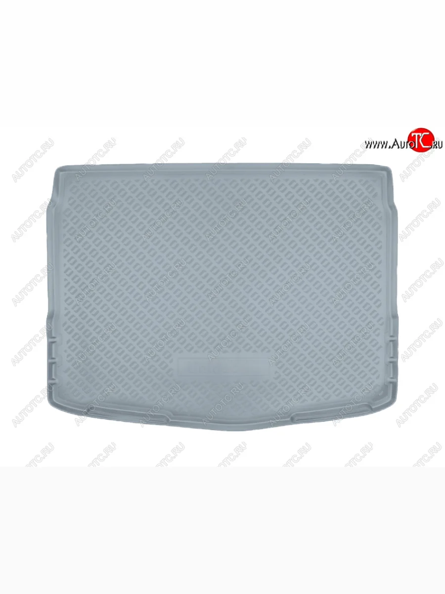 Коврик багажника Norplast (с полноразмерной запаской 17Ал) Nissan Qashqai 2 J11 рестайлинг (2017-2022) (Цвет: серый)  в Перми Пермском крае