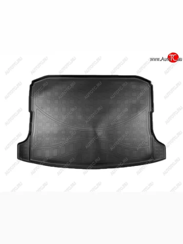 Коврик багажника Norplast (с ушами) (Цвет: черный) Skoda Karoq NU7 дорестайлинг (2017-2021)
